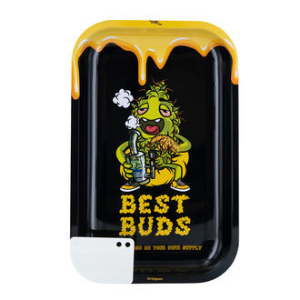 Tabuleiro Metálico para Enrolar Best Buds – Grande