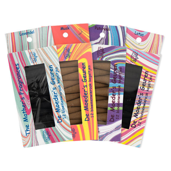 Cones de incenso de ervas