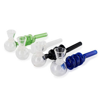 Cachimbo de vidro em espiral para DMT