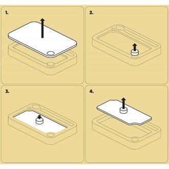 Tabuleiro de enrolar com compartimento secreto (Rolls)