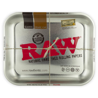 RAW Rolling Tray Prateada