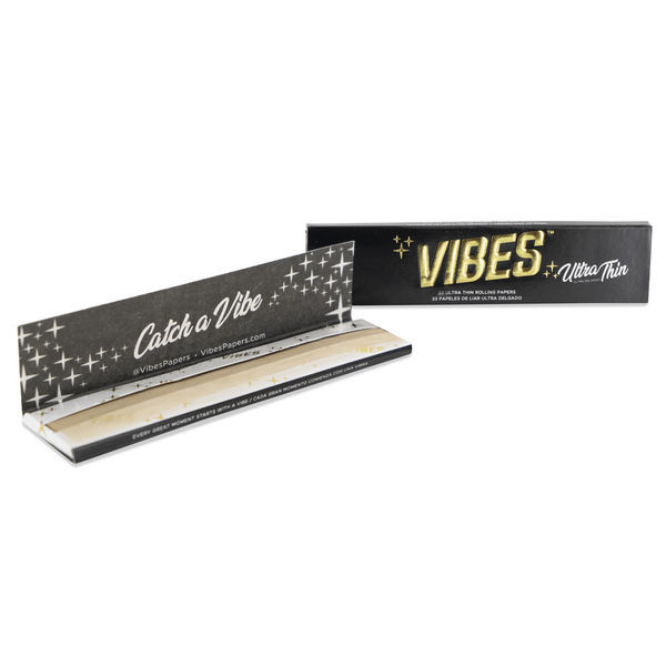 Vibes Ultra-Finas King Size Slim – Folhas de Enrolar