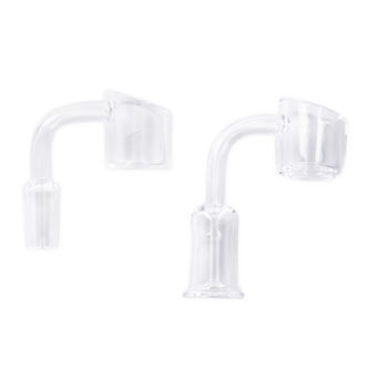 Banger em vidro de quartzo com ângulo de 90°