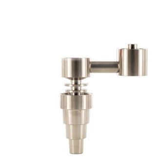 Universal Titanium Oil Nail Com Braço (Black Leaf)