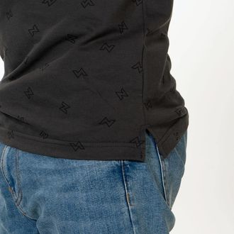 Polo Zamnesia com logótipo | Cinzento