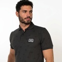 Polo Zamnesia com logótipo | Cinzento