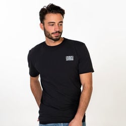 T-shirt gráfica com ícone Zamnesia | Preto