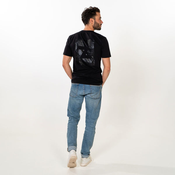 T-shirt gráfica Zamnesia Icon | Preto