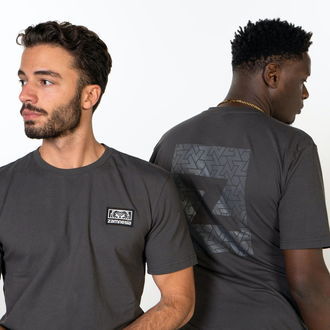 T-shirt gráfica Zamnesia Icon | Cinzenta