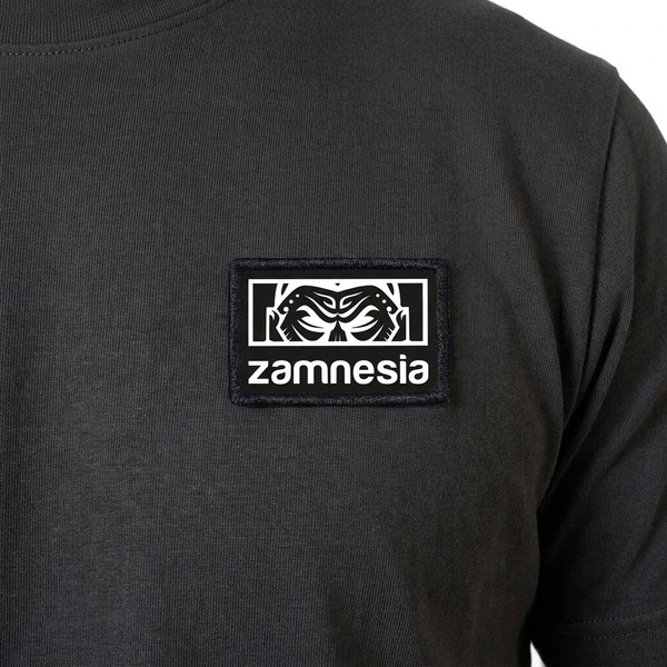 T-shirt gráfica Zamnesia Icon | Cinzenta