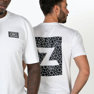 T-shirt gráfica Zamnesia Icon | Branco