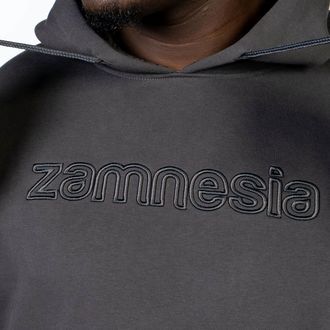 Hoodie bordado Zamnesia | Cinzento