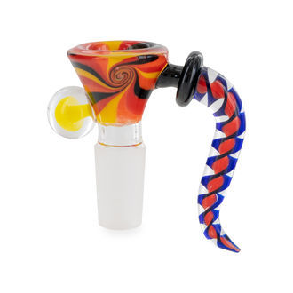 Taça de vidro Swirl (Black Leaf) 14,5