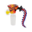 Taça de vidro Swirl (Black Leaf) 14,5