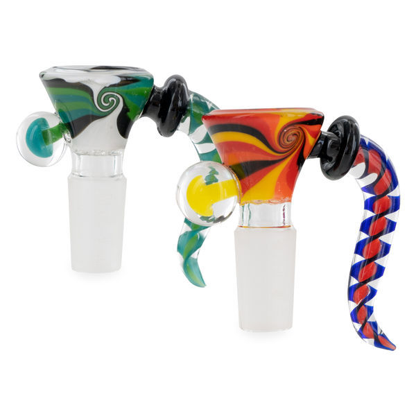 Taça de vidro Swirl (Black Leaf) 14,5