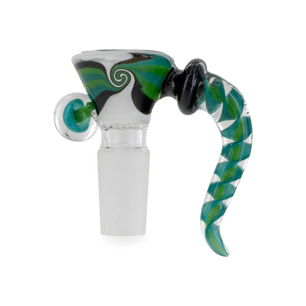 Taça de vidro Swirl (Black Leaf) 14,5