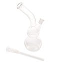 Bong de vidro com duas taças