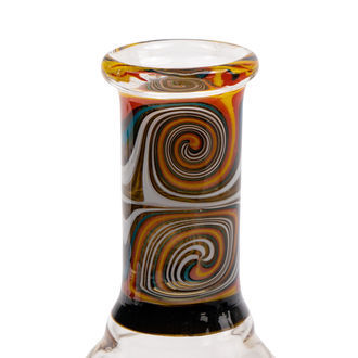 Mini Bong de Óleo com Espiral Laranja (Black Leaf)