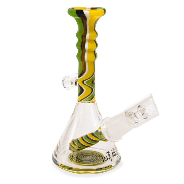 Mini Bong de Óleo Verde Espiral (Black Leaf)