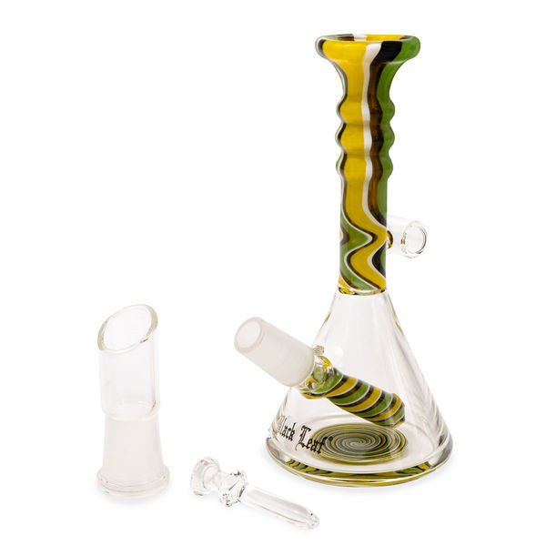 Mini Bong de Óleo Verde Espiral (Black Leaf)