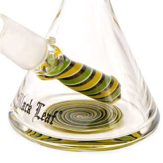 Mini Bong de Óleo Verde Espiral (Black Leaf)