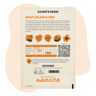 Sementes de Bhut Jolokia (Pimenta Fantasma)