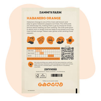 Sementes de habanero laranja