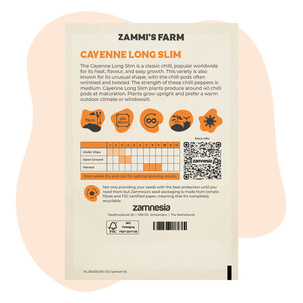 Sementes Cayenne Long Slim