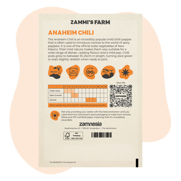 Sementes de Anaheim Chili