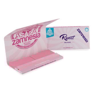 Mortalhas cor-de-rosa “Runtz” Kingsize + Filtros + Tabuleiro (Zamnesia)