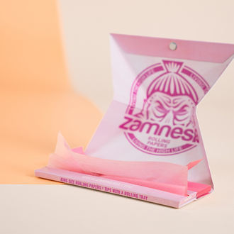 Mortalhas cor-de-rosa “Runtz” Kingsize + Filtros + Tabuleiro (Zamnesia)