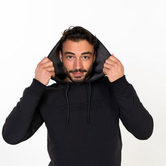 Hoodie Zamnesia Com Relevo | Preto