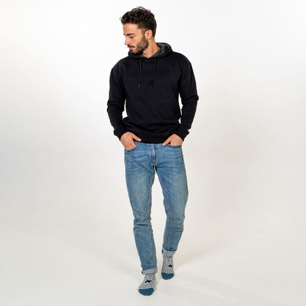 Hoodie Zamnesia Com Relevo | Preto