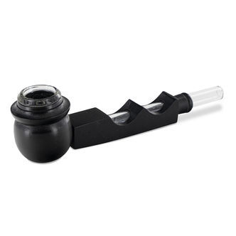 Cachimbo híbrido de vidro/madeira Wave