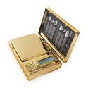 Mini balança Shine Chrome Gold - 100 × 0,01g (On Balance)