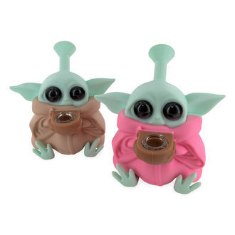 Bong de silicone Alien