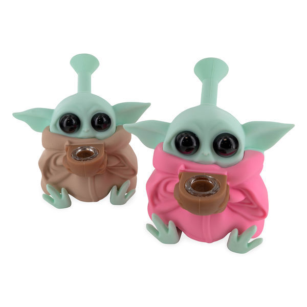 Bong de silicone Alien