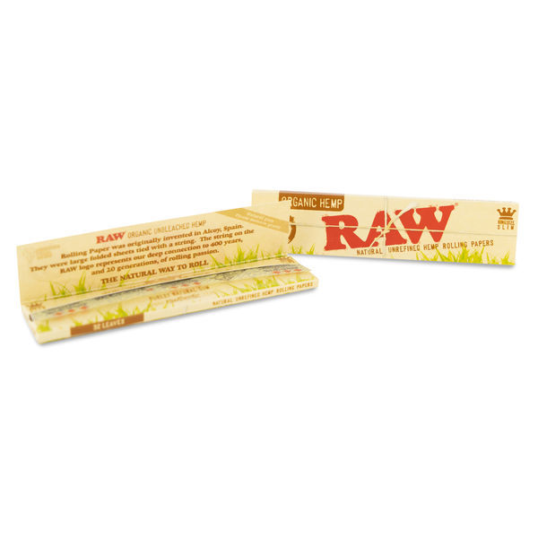 RAW Hemp Papéis de Enrolar King Size Slim
