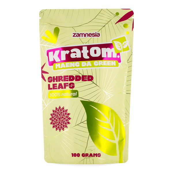 Kratom em pedaços - Maeng Da Verde (Zamnesia)