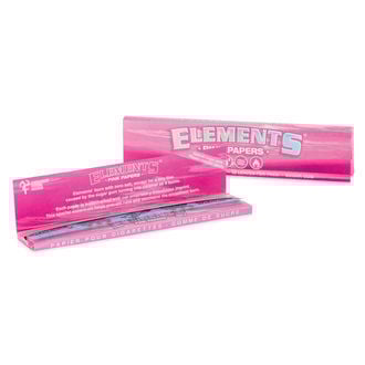 Elements Papel de enrolar King Size Slim Rosa