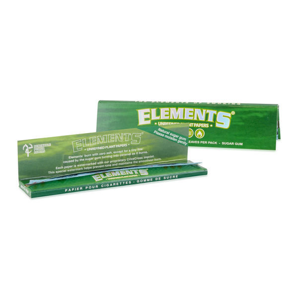 Elements King Size Slim papel de enrolar à base de plantas