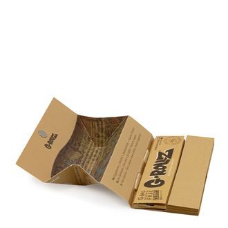 G-Rollz papeis para enrolar não branqueados + tips & tabuleiro