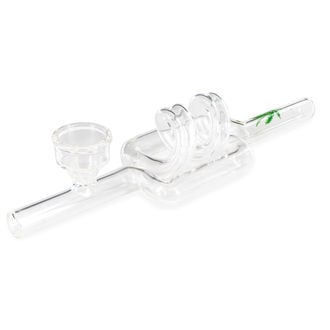 Cachimbo de vidro com dupla volta