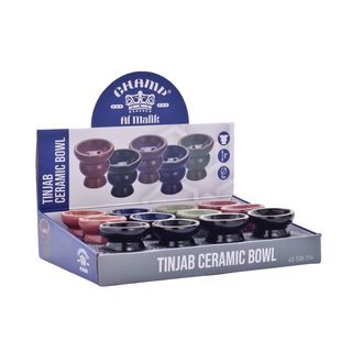 Tinjab (Champ Al Malik) Taça de Shisha em Cerâmica