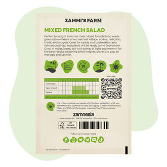 Sementes de Alface Francesa Mista (Lactuca sativa)