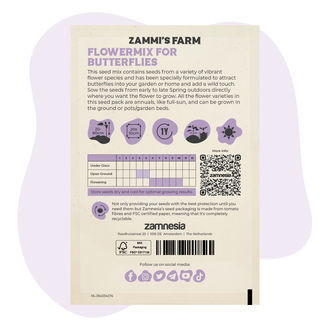 Mistura de sementes de flores para borboletas