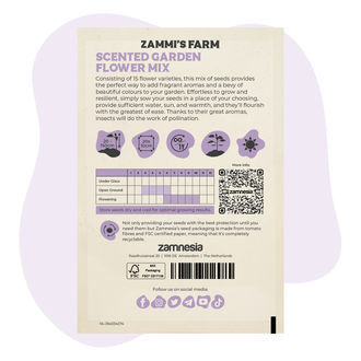 Mistura de flores para jardim aromático