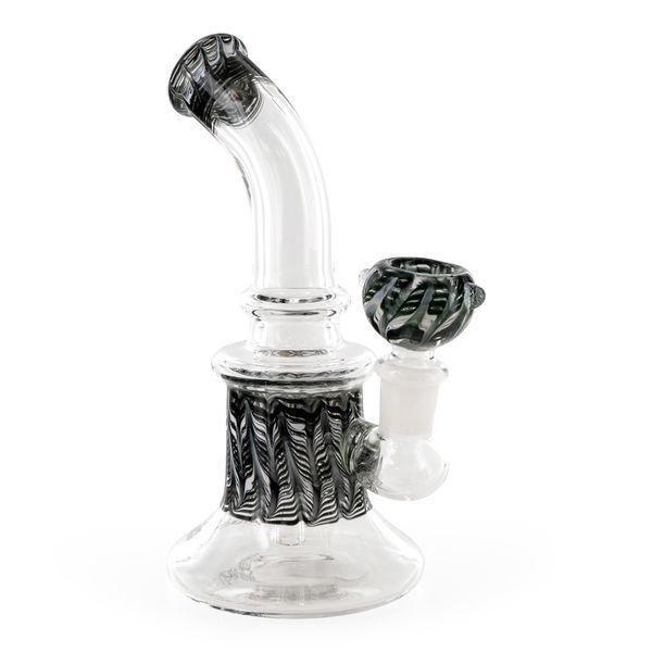 Bubbler de vidro (Black Leaf)