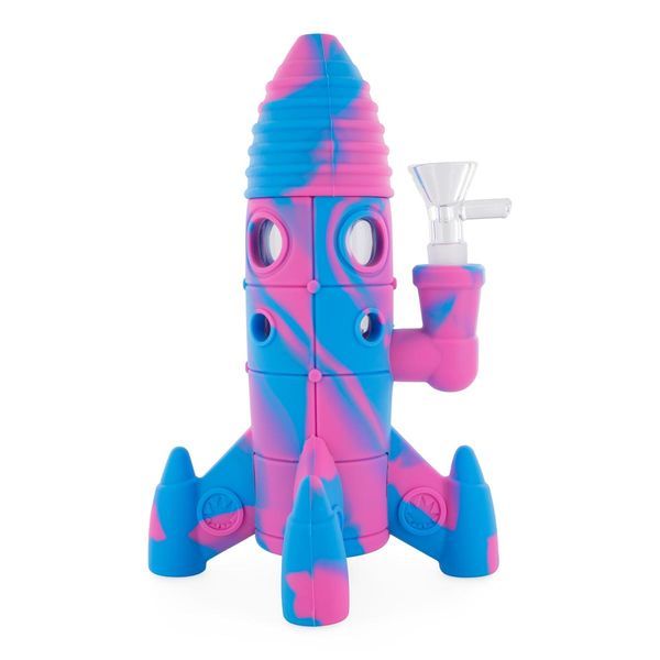 Bong Rocket de Silicone com LED