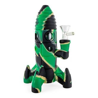 Bong Rocket de Silicone com LED